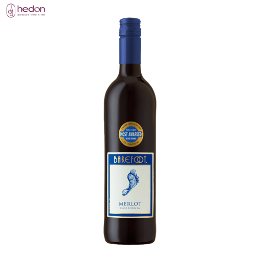 Rượu vang đỏ Barefoot Merlot - Vang Mỹ