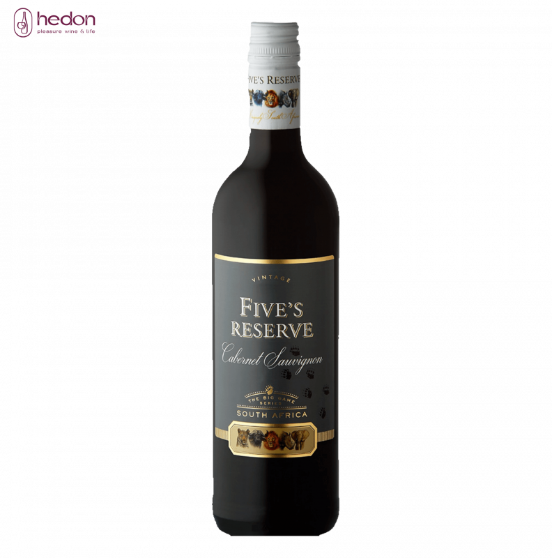 Rượu vang đỏ Fives Reserve Sauvignon [4,9 abv*]