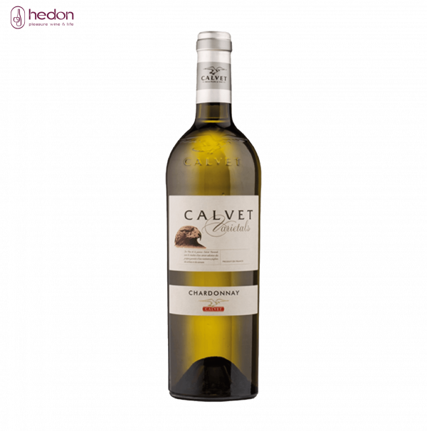 Rượu vang trắng Calvet Varietal Chardonnay- Vin de Pays d'Oc