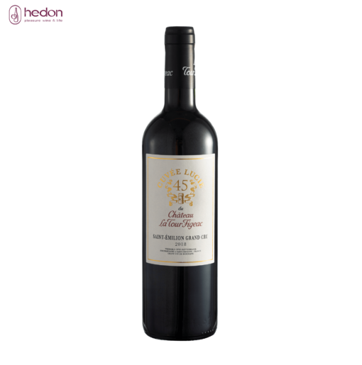 Rượu vang đỏ Chateau La Tour Figeac Cuvee Lucie 45 2018