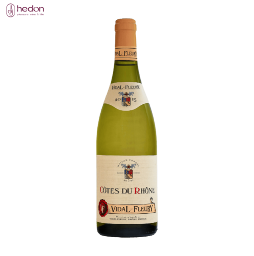 Rượu vang trắng Vidal Fleury Cotes Du Rhone Blanc 2017