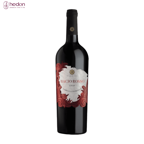Rượu vang đỏ Bacio Rosso - Campania Primitivo