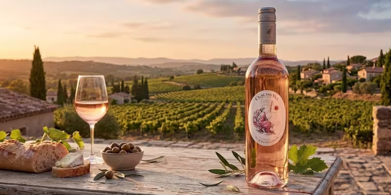 Claude Val Rosé - Làn gió tươi mát đầy sảng khoái từ miền Nam nước Pháp