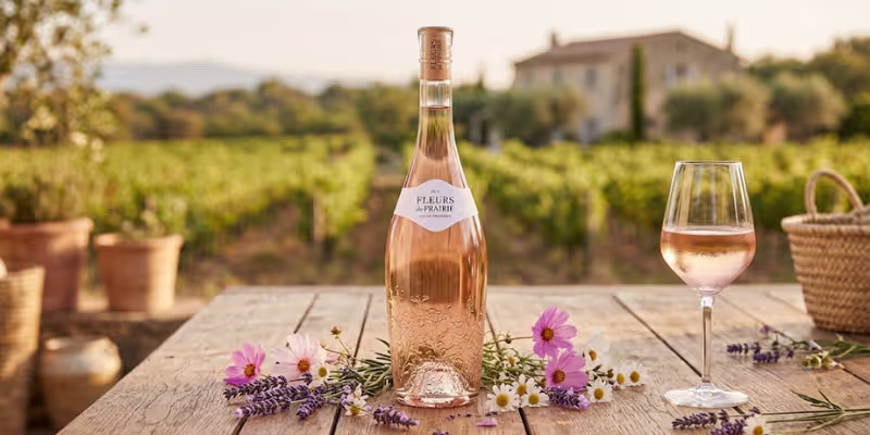 Fleurs De Prairie Côtes De Provence Rosé - Nét tươi mát rạng rỡ của mùa hè Địa Trung Hải