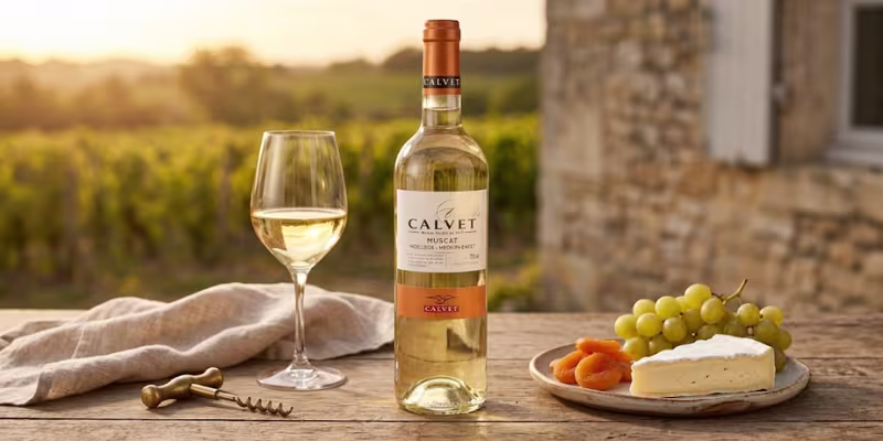 Calvet Varietals Moscato Moelleux Medium Sweet - Sự ngọt ngào quyến rũ từ hương hoa trái tự nhiên