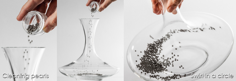 Cách làm sạch bình decanter đúng cách