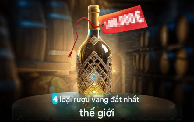 4 Chai rượu vang đắt nhất thế giới - Những món quà của Lịch sử