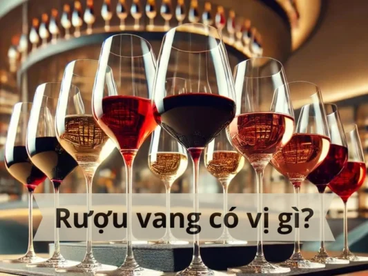 Rượu vang có vị gì?