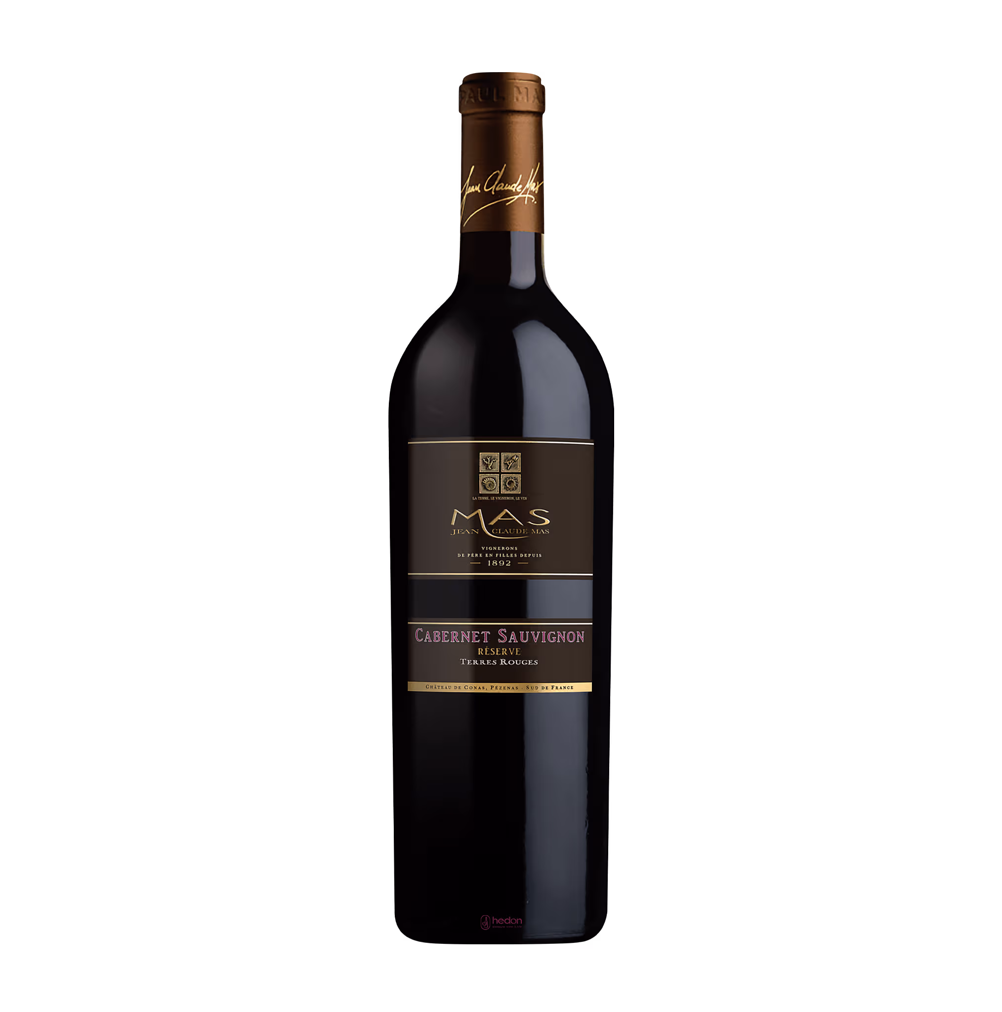 Rượu vang Pháp Jean Claude Mas Cabernet Sauvignon Reserve Terres Rouge