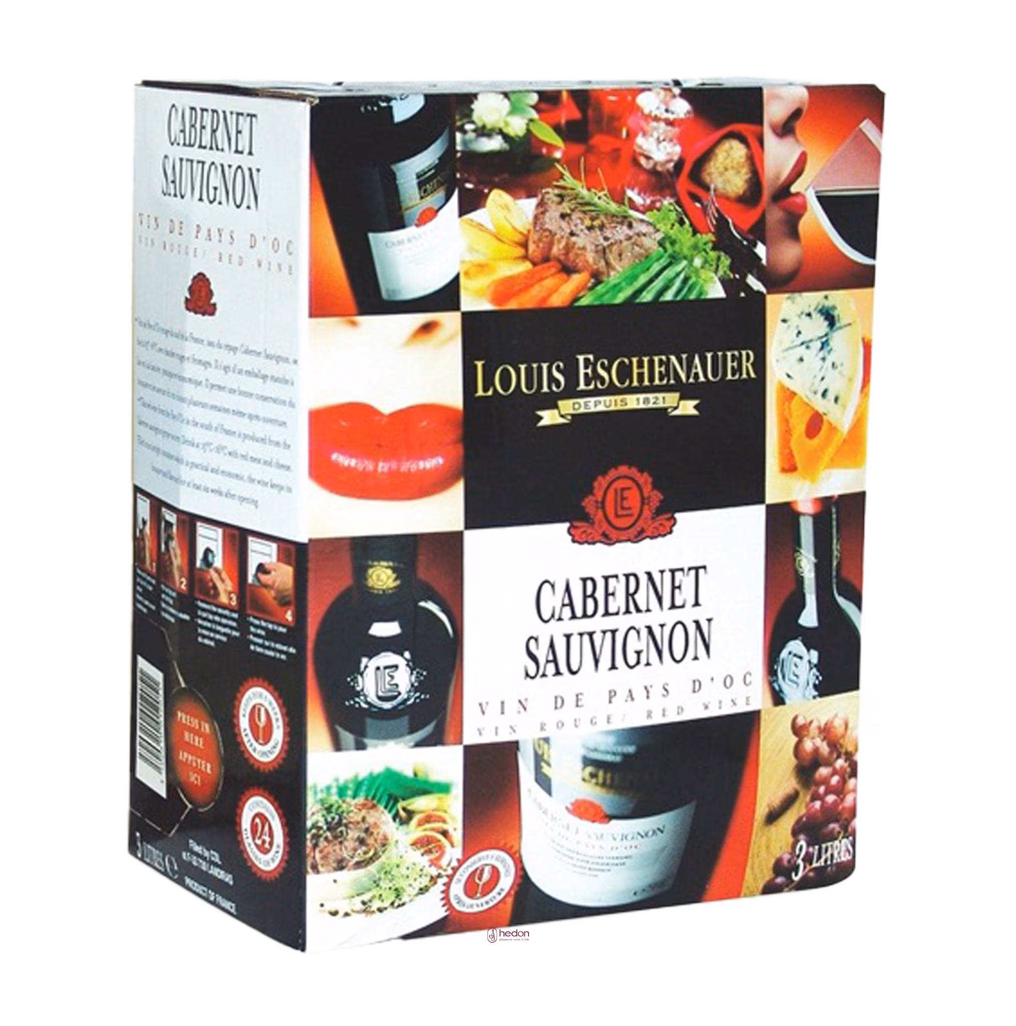 Rượu vang Pháp Louis Eschenauer Cabernet Sauvignon 3L