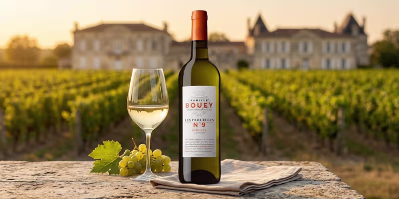 Famille Bouey Les Parcelles No 9 Bordeaux Sauvignon - Nét thanh lịch và tươi mát đặc trưng từ Bordeaux