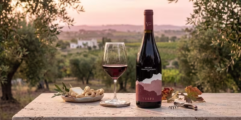 Bruno dei Vespa Primitivo Salento - Sức sống tươi trẻ và lôi cuốn từ miền Nam nước Ý