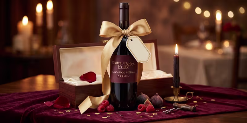 Rượu vang Pháp Chateau Belles Eaux Languedoc Pezenas Carmin