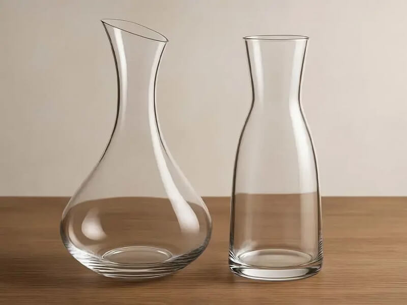 5 điểm giúp bạn phân biệt Carafe và Decanter 