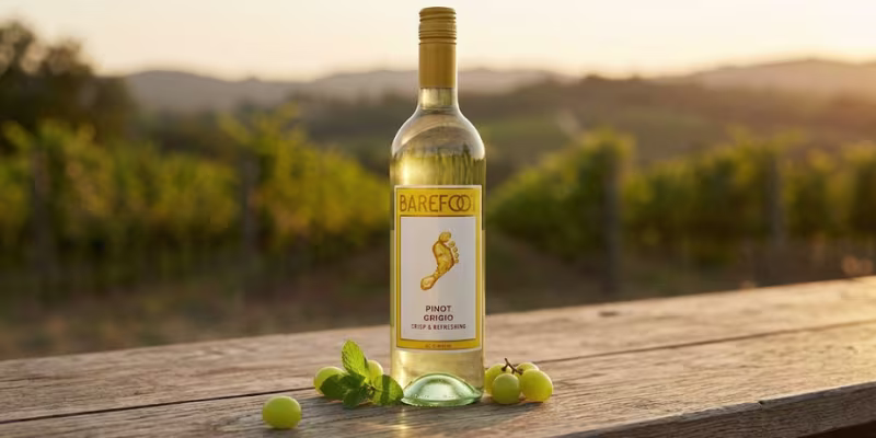 Rượu vang Mỹ Barefoot Varietal Pinot Grigio - Sự thanh mát và giòn giã rực rỡ từ California