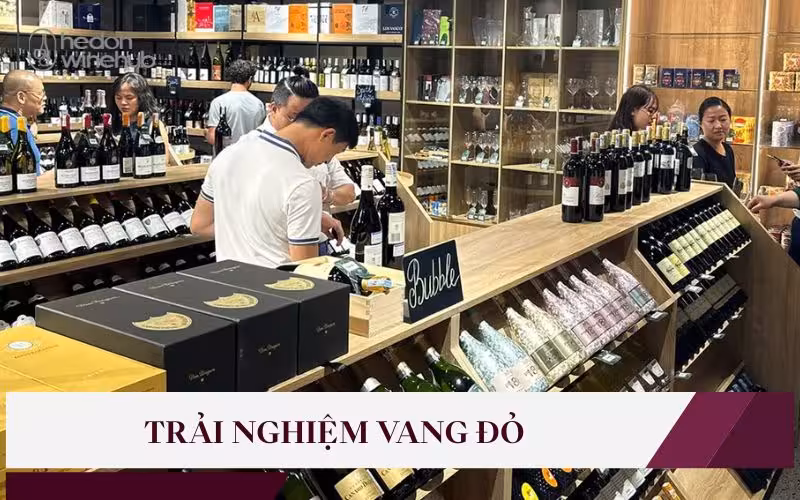 Trải nghiệm bộ sưu tập vang đỏ tại Hedon WineHub