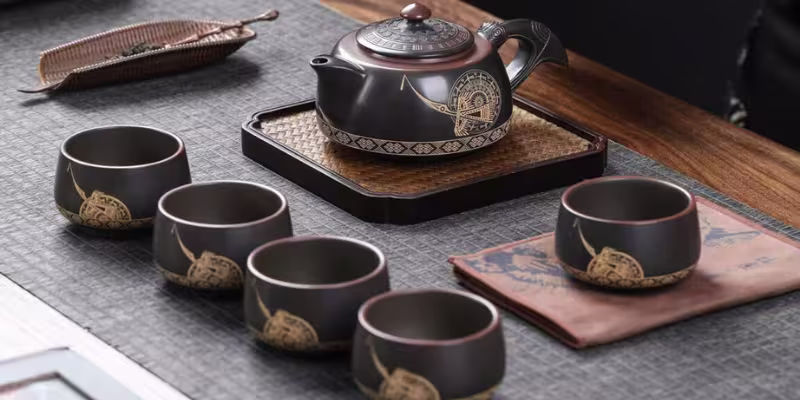 Bộ ấm trà thưởng trăng đoàn viên