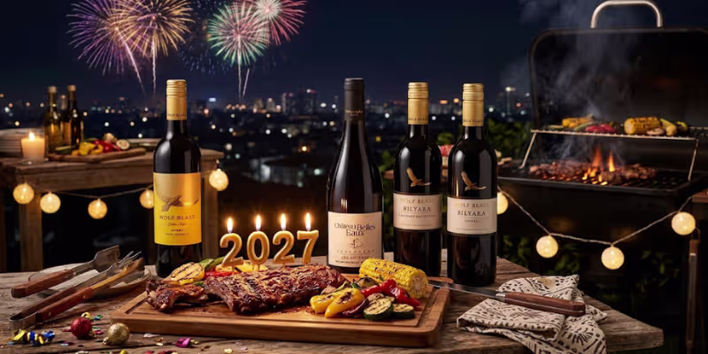 Nâng tầm tiệc nướng BBQ ngoài trời với vang đỏ Wolf Blass và Chateau Belles Eaux