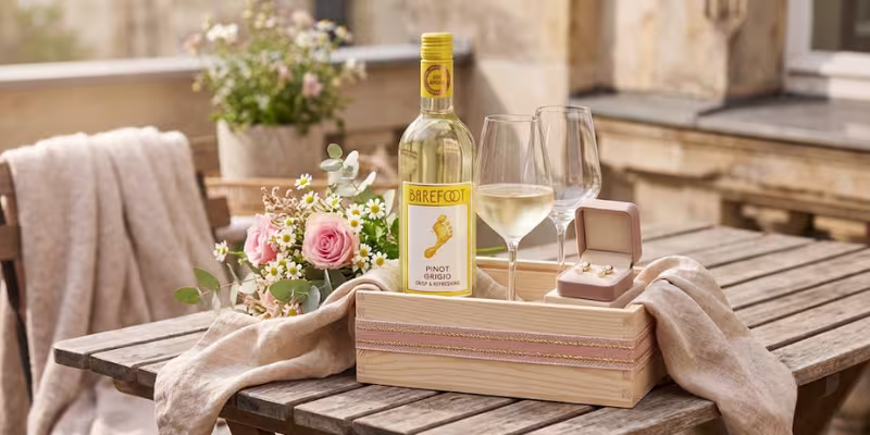 Vang trắng Mỹ Barefoot Varietal Pinot Grigio - Trẻ trung, sảng khoái và ngọt ngào