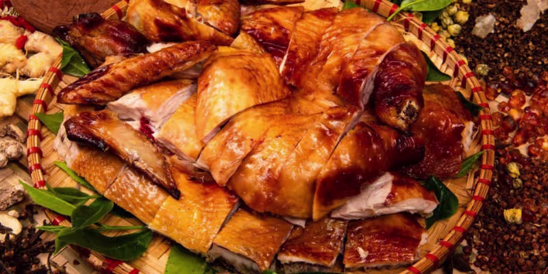 Gà nướng thảo mộc