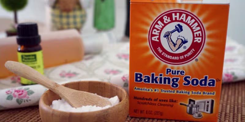 Sử dụng bột giặt + Baking soda